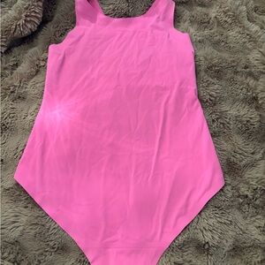 Smoothez by Aerie Pink seamless Bodysuit